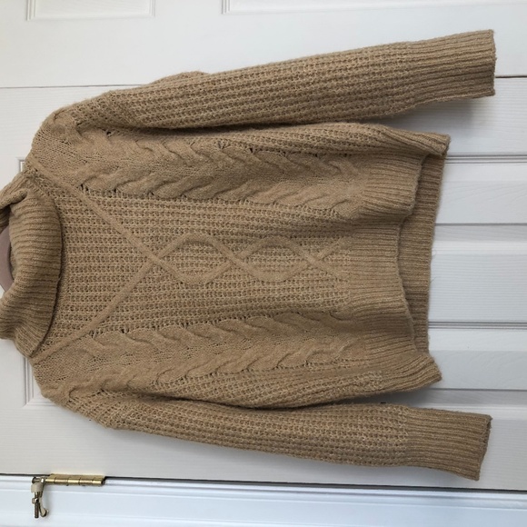 Camel Turtle Neck Sweater - Picture 2 of 2